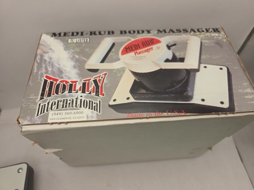 Medi Rub Body Massager MR-2 - Lightly Used - White Grey With Box VERY NICE - Picture 11 of 11