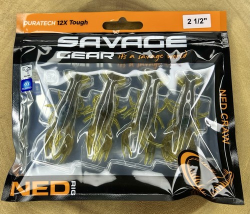 Savage Gear Ned Craw 2 1/2", Bass Fishing, Factory Direct! Free Shipping! - Picture 12 of 12