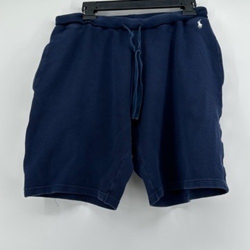 Polo Ralph Lauren Small Herren marineblau Waffel Strick Shorts Kordelzug Taille - Bild 1 von 9