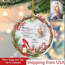Personalized Memorial Ornaments, In Memory Ornaments, first christmas in heav...