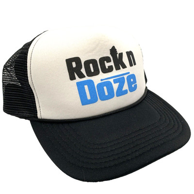Rock N Doze Trucker Hat Band Drummer Guitar Player