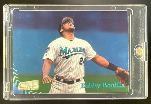 1998 Topps Stadium Club Bobby Bonilla One of a Kind 082/150 #157 Marlins - Picture 1 of 2