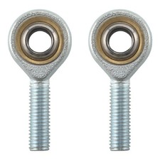 2 x M10 x 1.5 Male Rod End Rose Joint Right Hand Thread 10mm Metric Bronze3546