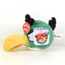 Angry Birds 2010 Commonwealth Hal Toucan Plush W/ Tags Open Beak Batteries Dying