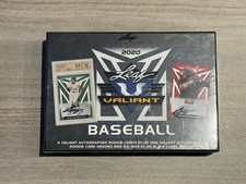 2020 LEAF VALIANT BASEBALL HOBBY BOX SEALED 5 AUTOS BGS GRADED AUTO WITT JR