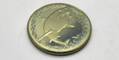 Titanmünze Britische Jungferninseln 2016 5 Dollar - Zitronenhai - KM#504 - Bild 3 von 7