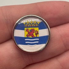 Vintage Zeeland Coat Of Arms Flag Enamel Lape...