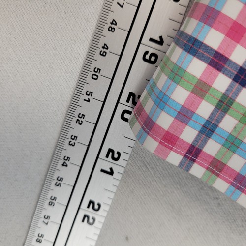 Peter Millar Shirt Mens XL Purple Blue White Check Long Sleeve Button Up - Picture 7 of 8