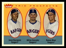 2005 Fleer Tradition #329 Jason Bourgeois / Adrian Gonzalez / Ramon Nivar