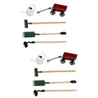 2 Sets Mini Gardening Tool Model Mini House Garden Decor Accessory kids mini toy