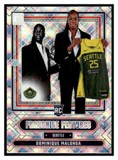 2025 Donruss WNBA Franchise Features Diamond Foil 19 Dominique Malonga RC
