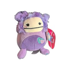 Squishmallows Eden the Purple Valentines Day Yeti Bigfoot 4.5  NWT