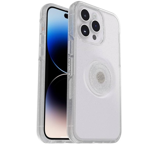 OtterBox iPhone 14 Pro Otter + Pop Symmetry Series Clear Case - STARDUST POP