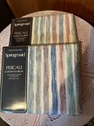 NIP VtgSpringmaid twin fitted & flat percale sheets