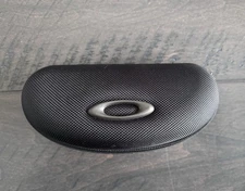 OAKLEY VAULT SUNGLASSES CASE BLACK NYLON HARD SHELL ZIPPER CLOSER