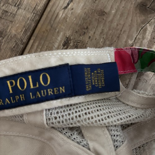Polo Ralph Lauren Floral Trucker Hat Red Men’s One Size Adjustable Strap - Picture 5 of 7