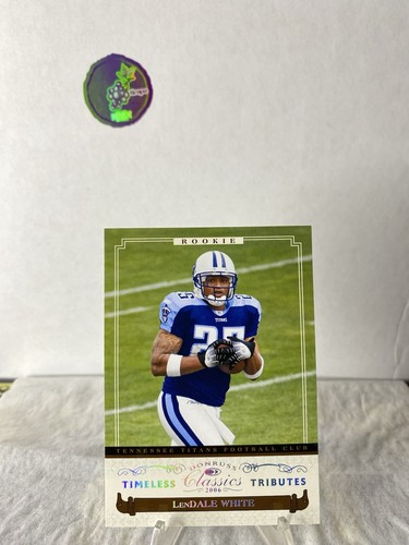 2006 Donruss Classics Timeless Tributes /50 LenDale White #122 Rookie RC - Picture 1 of 2