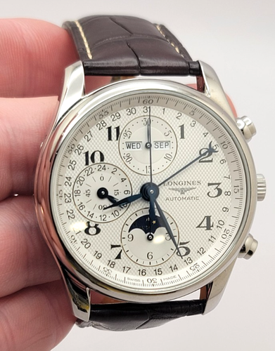 Longines Master Collection Mondphase Herrenuhr Ref L2.673.4 Box/Papiere funktioniert - Bild 5 von 15