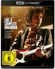 Like A Complete Unknown  4K UHD + Blu-Ray, Bob Dylan Movie - NEW SEALED