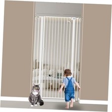 57" Extra Tall Cat Gate for Doorway,Width, Extra Tall Baby Gate 29.5"-33.8"