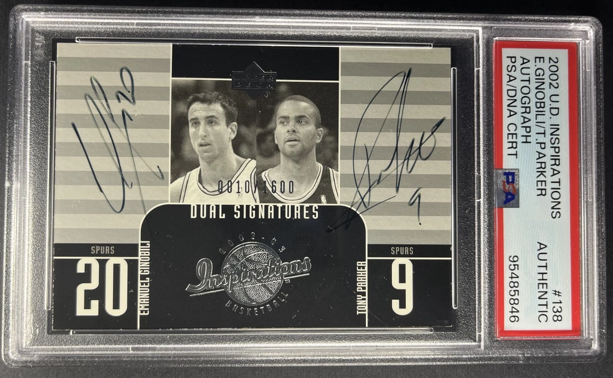 Tony Parker Basketball Autographed Sports Trading Cards
