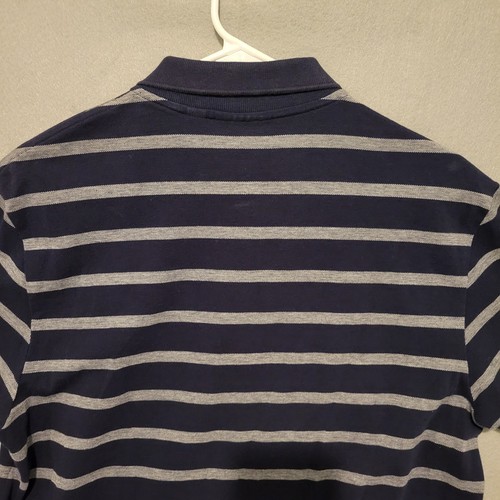 Lacoste Hemd Herren Large Golf Kurzarm Kragen Pullover Regular Fit Gestreift - Bild 6 von 9