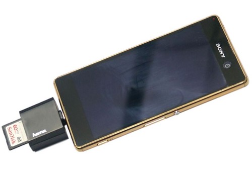 Hama Micro-USB OTG Adapter SD Czytnik kart Czytnik kart Kabel do transmisji danych Telefon komórkowy Tablet - Zdjęcie 4 z 6