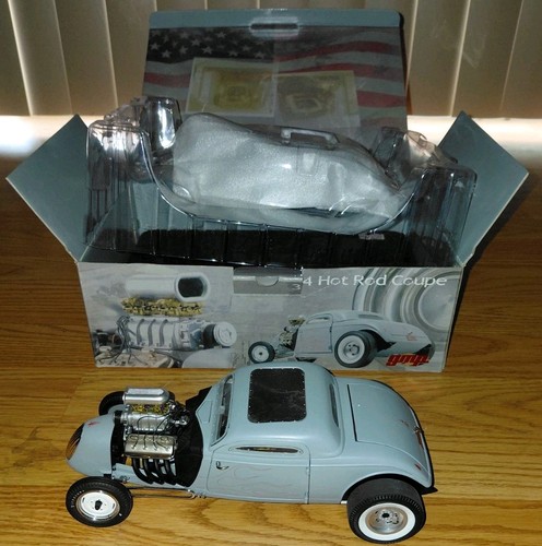 SPIELZEUGAUTO METALL 34 HOT ROD COUPE AUTO OVP VON GMP 1 OF 1000 SCALE 1:18 LIMIT ED