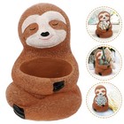  Sloth Flower Pot Animal Design Succulent Pot Resin Flower Pot Balcony Flower