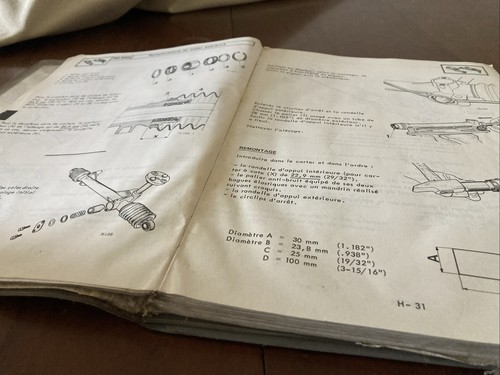 Renault 16 R16 MR96 tome 2 mécanique manuel réparation édition 1973 - Imagen 4 de 11