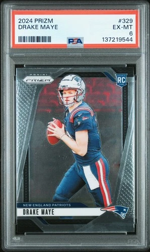 2024 PANINI PRIZM #329 DRAKE MAYE PSA 6