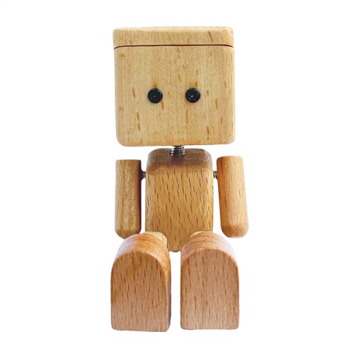 New! Shaking Wooden Man Figure Decoration Desktop&Car-Cute!% - Bild 15 von 16