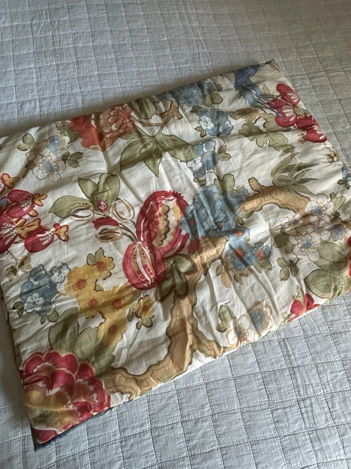 Pottery Barn Palampore Floral Pillow Shams Bird And Florals 2-Standard Elegant! - Image 2 of 4