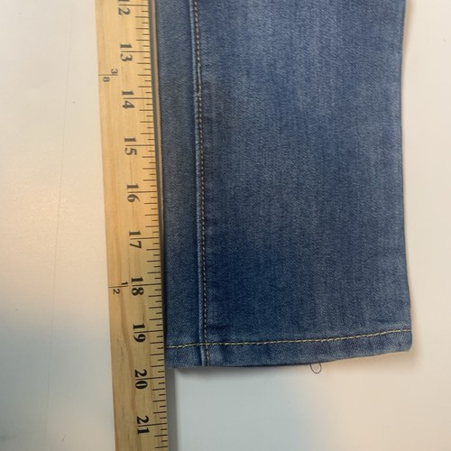 Lucky Brand Jeans Boys 7 Billy Straight Leg Distressed Patches Adjustable Waist - Picture 9 of 10