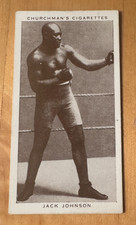 JACK JOHNSON 1938 Churchman's Cigarettes #20 Boxing Personalities NR-MINT