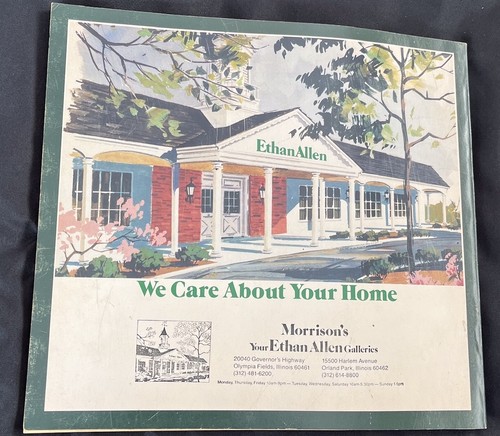 Vtg 1980s Ethan Allen Catalog “Treasury of American Home Interiors” Furniture - Imagen 2 de 12
