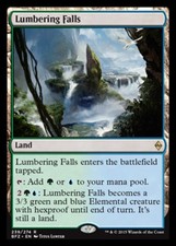1x Lumbering Falls MTG Battle for Zendikar NM Magic Regular