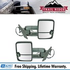 Trail Ridge Tow Mirror Power Heated Signal Spotlight Textured Black Pair for GM