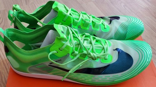 NUEVO Nike Zoom Victory 5 XC Track Cross Spike Zapatos Hombres Talla 15 AJ0847-303 VERDE - Imagen 8 de 10