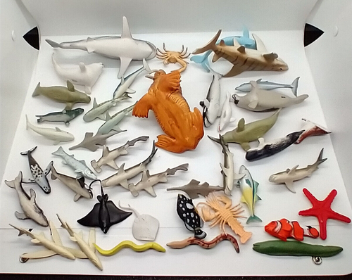 Safari Ltd etc SEA LIFE - LOT of 69 Figures - Walross Robbe Hai Wal Aal Fish - Bild 7 von 9