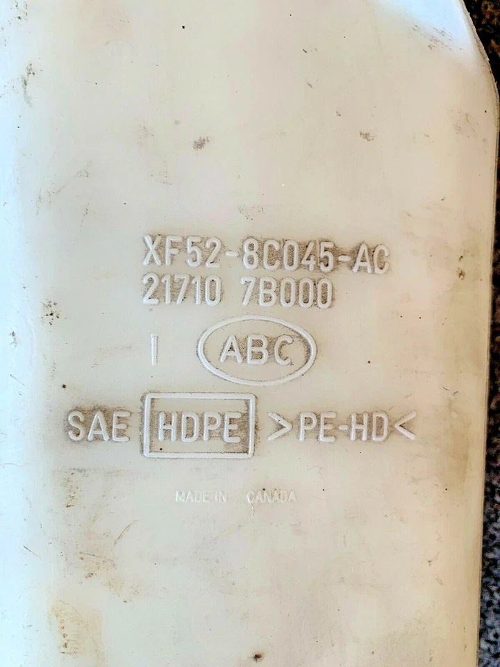 Nissan Quest 1999-2002 radiador refrigerante depósito botella tanque 21710-7B000 Foto 3 de 4