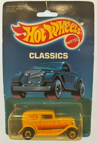 Vintage Hot Wheels Classics '32 Ford Delivery 1932 Yellow Panel Wagon 1988 -Read - Picture 1 of 7