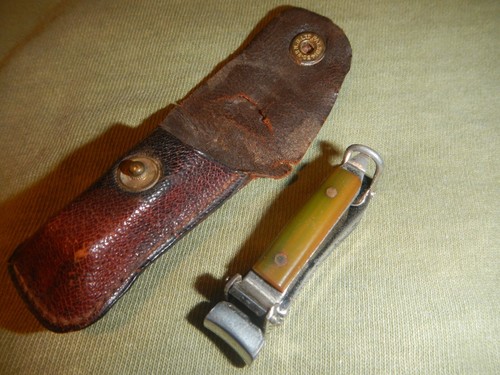 Antique Nail Clippers with Original Case Germany? - Picture 1 of 8