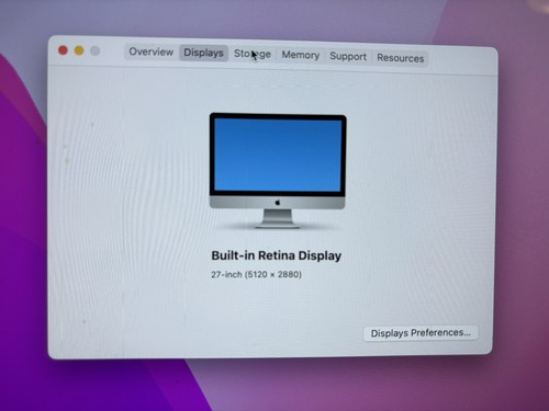 Apple iMac A1419 2015 Retina 5K 27" i7-7700K 4.2GHz 16GB 500GB SSD Excellent - Picture 4 of 8