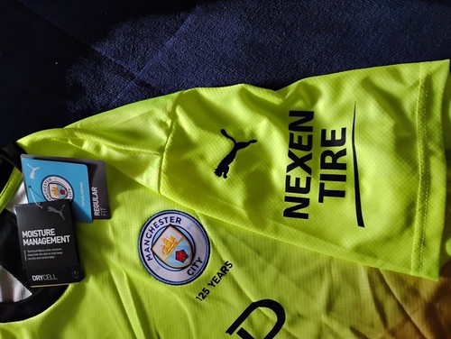 Puma Sz L Manchester City 2019/2020 Third 3rd Shirt Soccer Jersey 125 Years - 第 11/11 張圖片