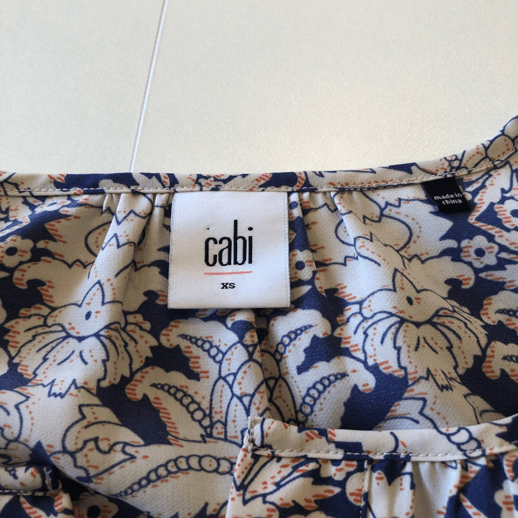 CAbi Stevie Flutter Sleeve Top Size XS - image 9