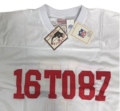 Mitchell & Ness San Francisco 49ers The Catch (Montana to Clark) Jersey Size XL - Picture 6 of 6