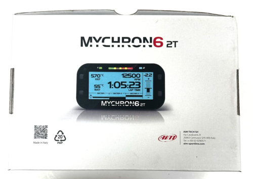 AIM sports MYCHRON6 2T Dash Data Logger Kart Lap Timer With GPS EGT TEMP Sensor - Picture 2 of 9