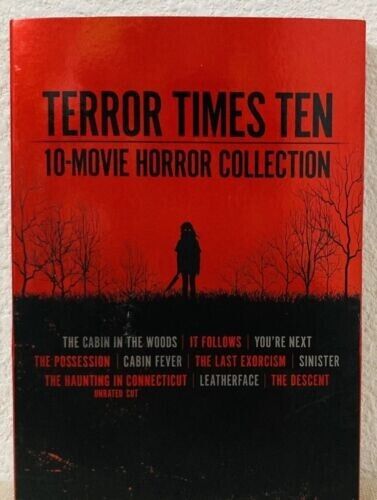 Horror Movie Night DVDs (Terror Times Ten-10 Movie Horror Collection, Saw V) - Picture 2 of 3