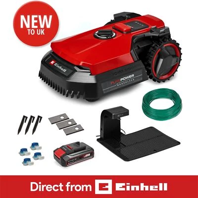 Einhell Cordless Robot Lawnmower 18V FREELEXO 500 Automatic Mow Power X-Change